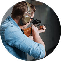 Hearing protection for hunters and recreational shooters.